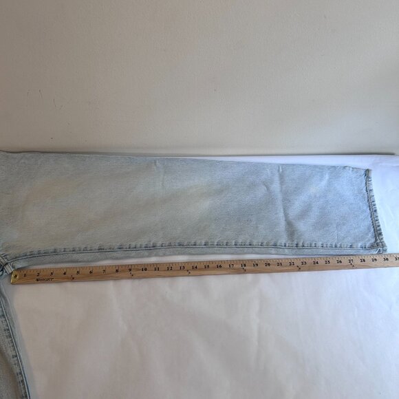 Reformation Val 90s Mid-Rise Straight Jeans — Light Wash, Women’s 26 - Picture 7 of 8